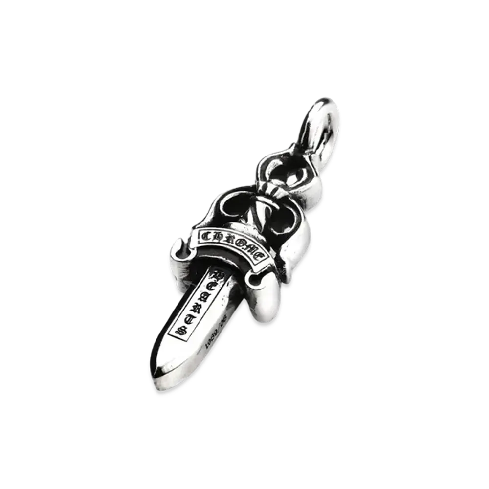Chrome Hearts Double Dagger Pendant "Silver"