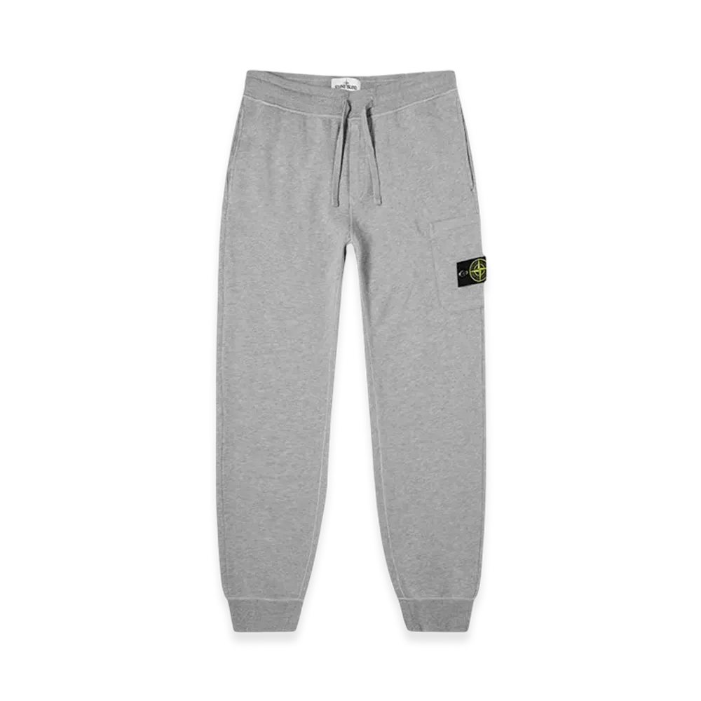 Stone Island 64551 Cotton Fleece Cargo Pants - 21SS "Melange Grey"