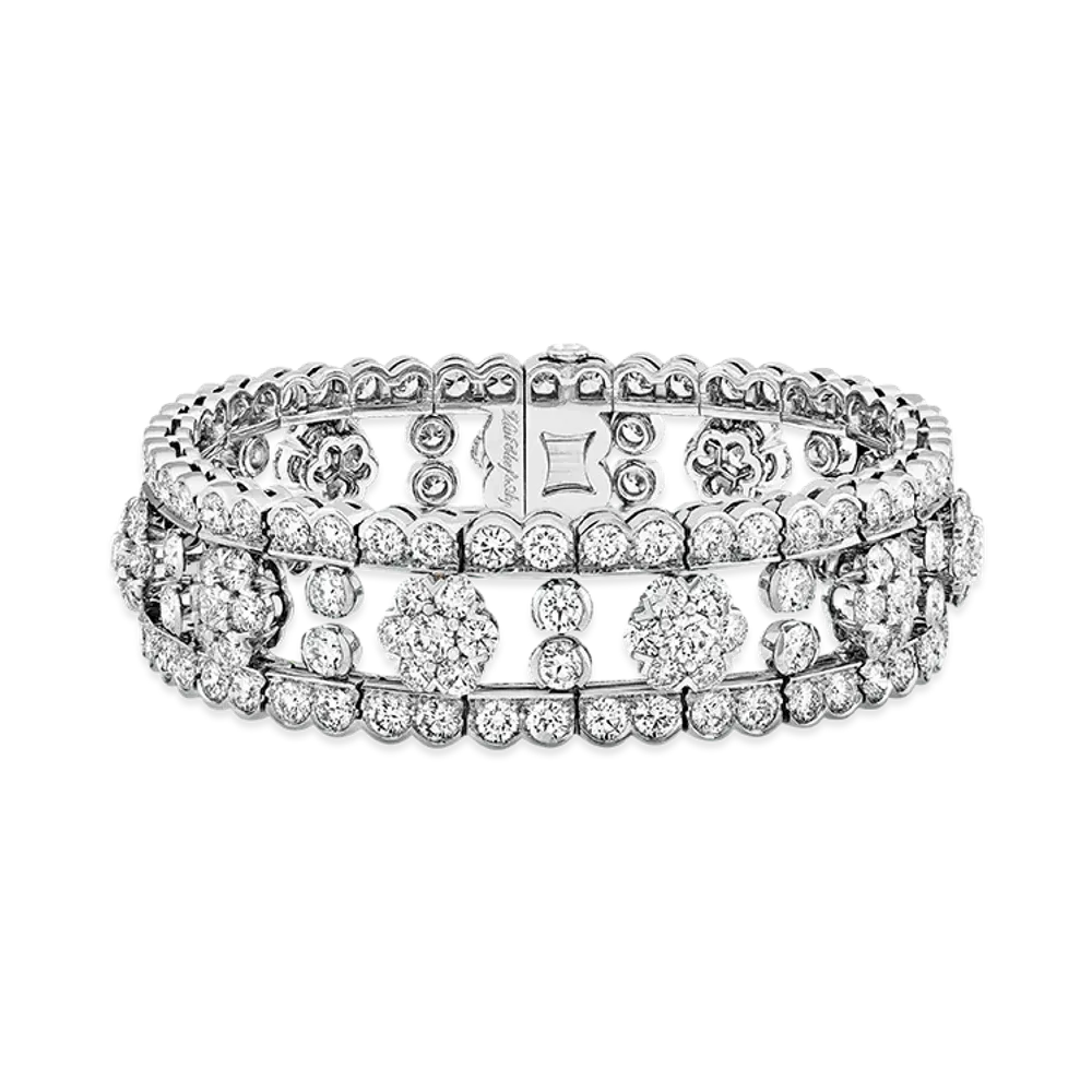 Van Cleef & Arpels Snowflake bracelet "18K White gold/Diamond"