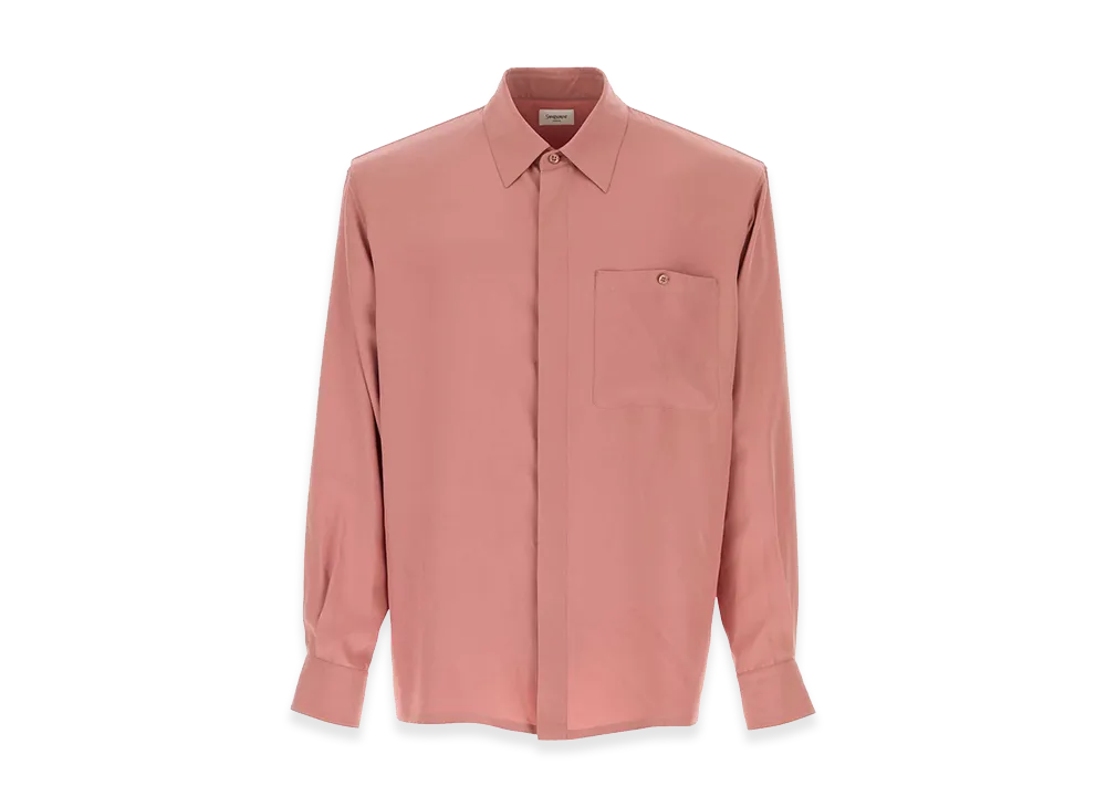 Saint Laurent Silk Shirt "Pink"
