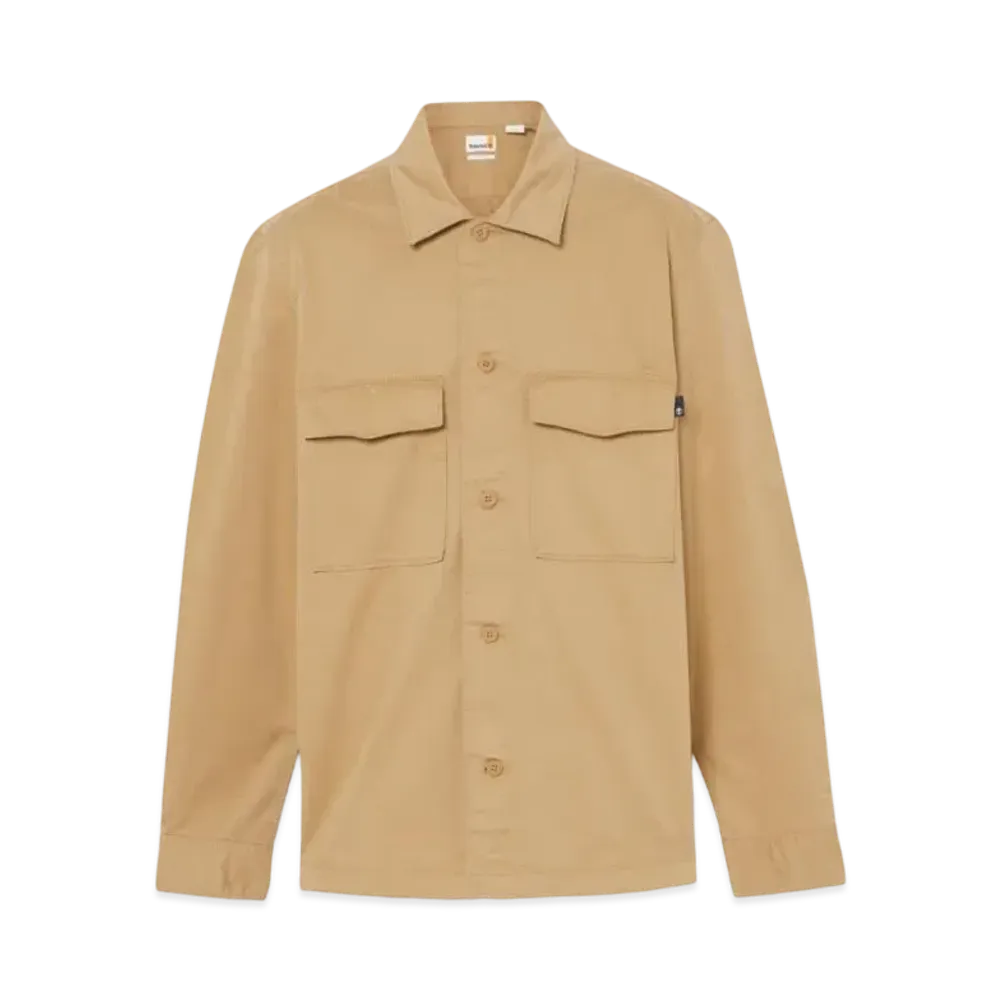 Timberland Men's Twill Overshirt "British Khaki"