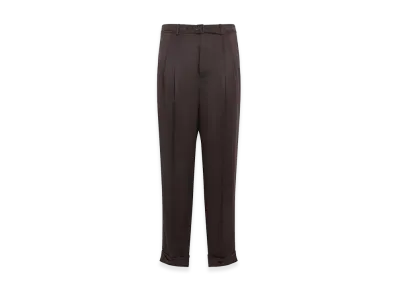 Saint Laurent Silk Pants "Brown"