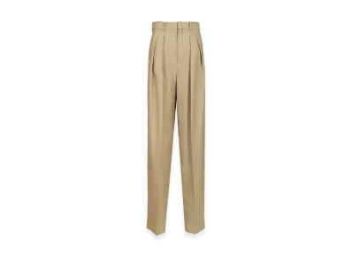 Saint Laurent Women's Trousers "Beige"