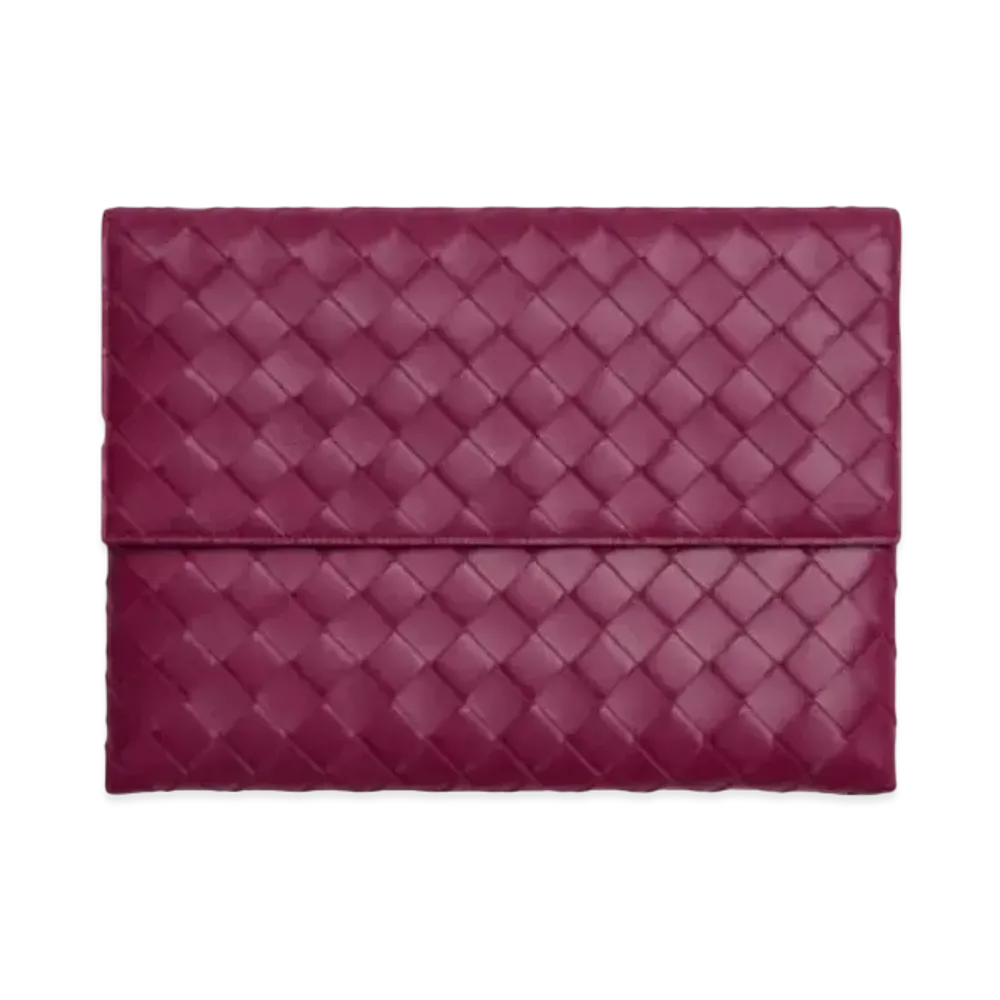 Bottega Veneta Flap Pouch "Cinnabar"