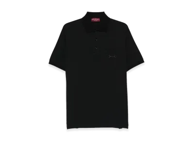 GUCCI 'Morsetto' Embroidery Polo Shirt "Black"