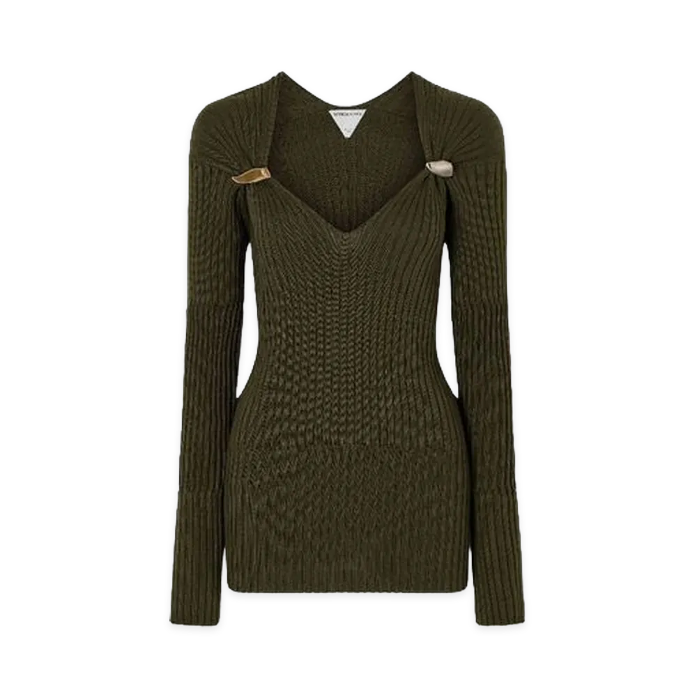 Bottega Veneta Women's Sweaters "Green"