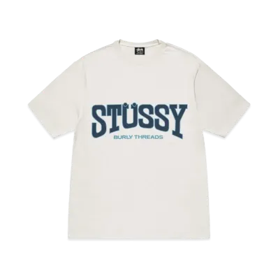 Stussy Burly Threads Tee Pigment Dyed "Natural"