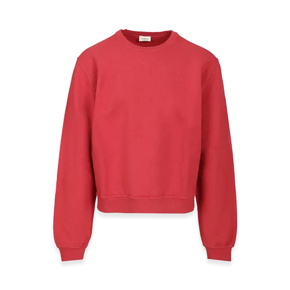Saint Laurent Sweat Large Avec Bro "Red"