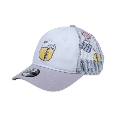NEW ERA x PEANUTS Kids Youth 9Twenty Trucker Easter "White/Fresh Mint"