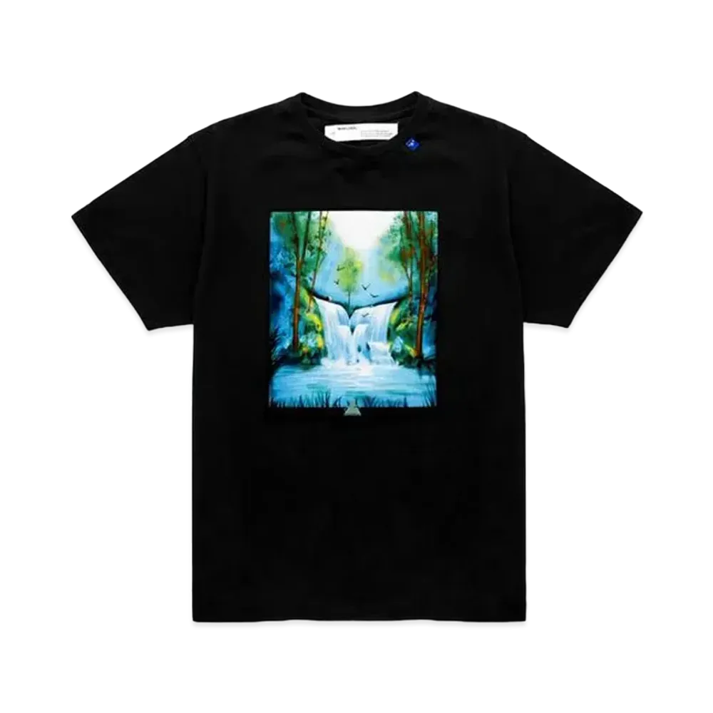OFF-WHITE Waterfall T-Shirt "Black"
