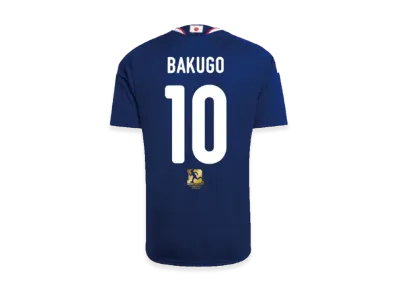 adidas x My Hero Academia Soccer Japan 2026 Home Replica Jersey #10 BAKUGO "Japan Blue"