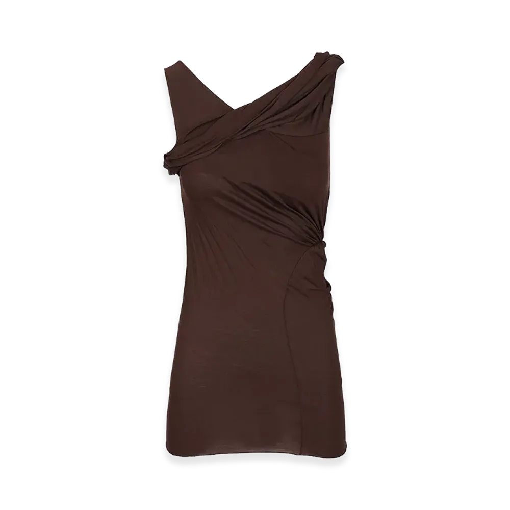 Rick Owens Women's Sahara Top "Brown"