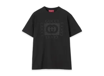 GUCCI 'Gucci Incrocio GG' T-Shirt "Black"