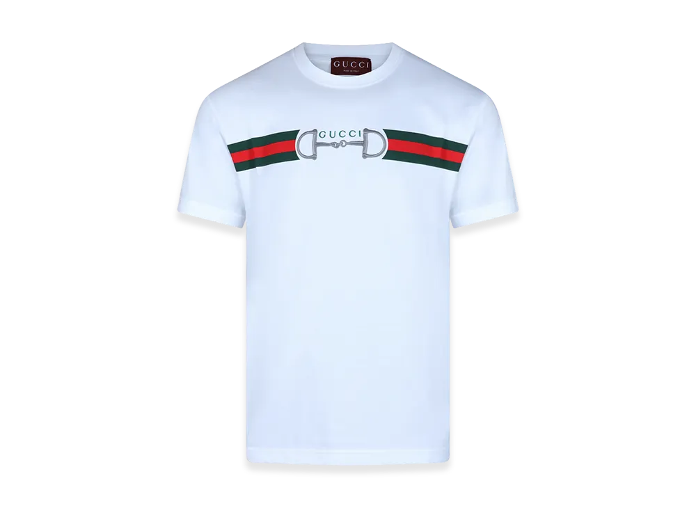 GUCCI 'Nastro Web' T-Shirt "White"