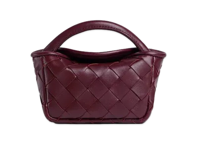 Bottega Veneta Candy Cobble Top Handle "Barolo"