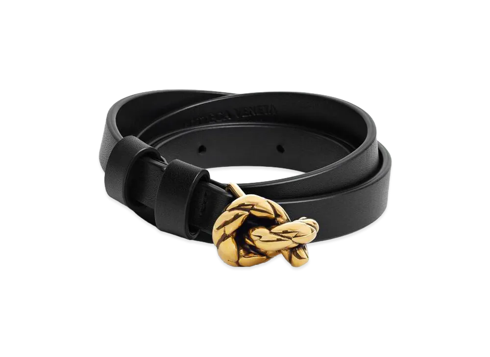 Bottega Veneta Knot Belt "Black"
