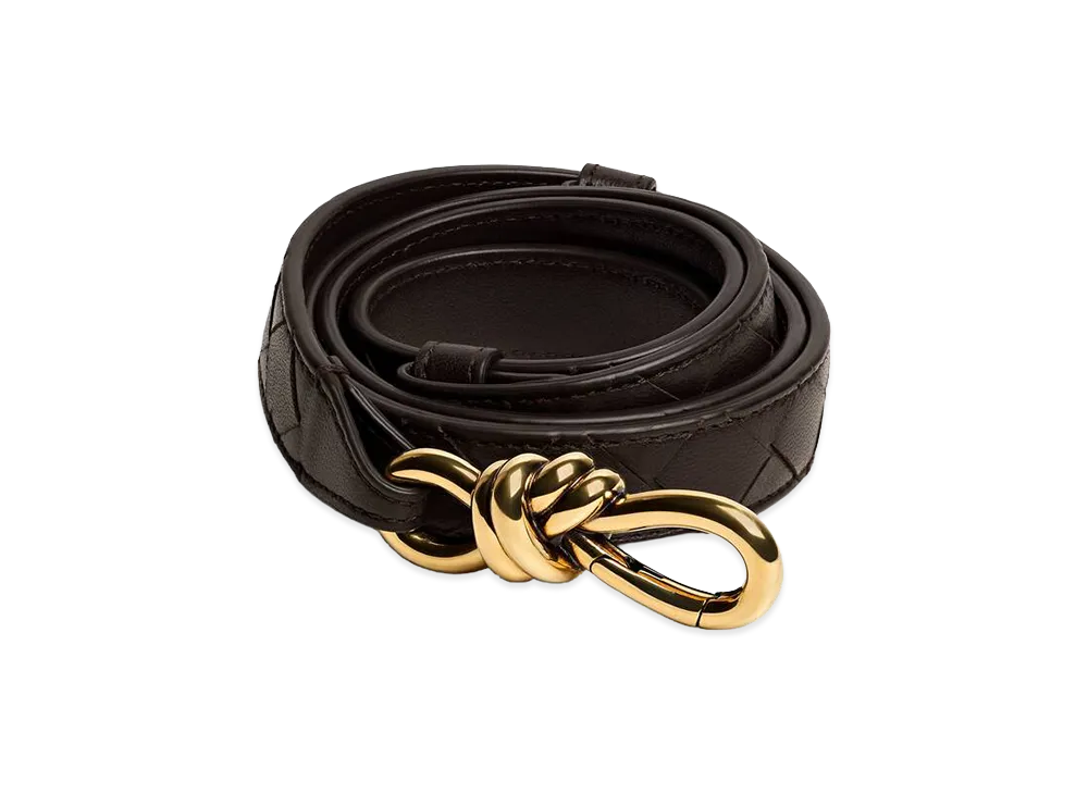 Bottega Veneta Andiamo Belt "Fondente"