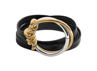 Bottega Veneta Knot Ring Belt "Black"