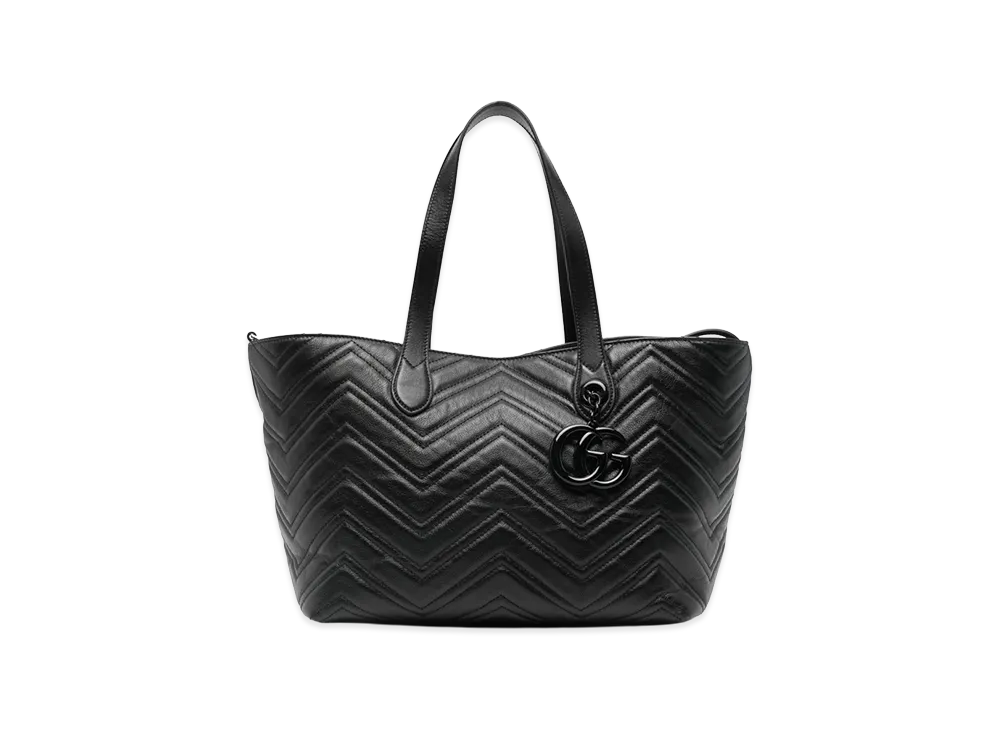 GUCCI Women's Leather Shopping Bag "Black"
