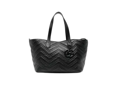 GUCCI Women's Leather Shopping Bag "Black"