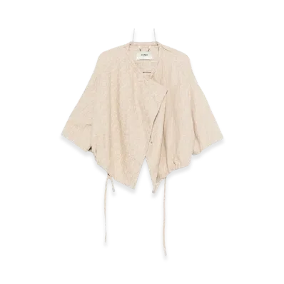 FENDI Women's FF Chambray Jacket "Beige"