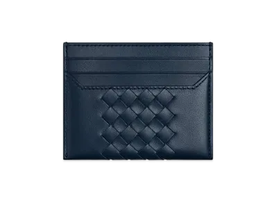 Bottega Veneta Intrecciato Piccolo Card Case "Neptune"