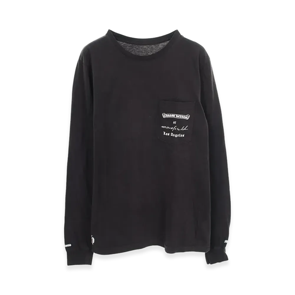 Chrome Hearts Dagger Back Print Pocket L/S T-Shirt "Black"