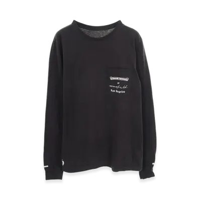 Chrome Hearts Dagger Back Print Pocket L/S T-Shirt "Black"