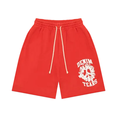 DENIM TEARS Denim University Shorts "Red"