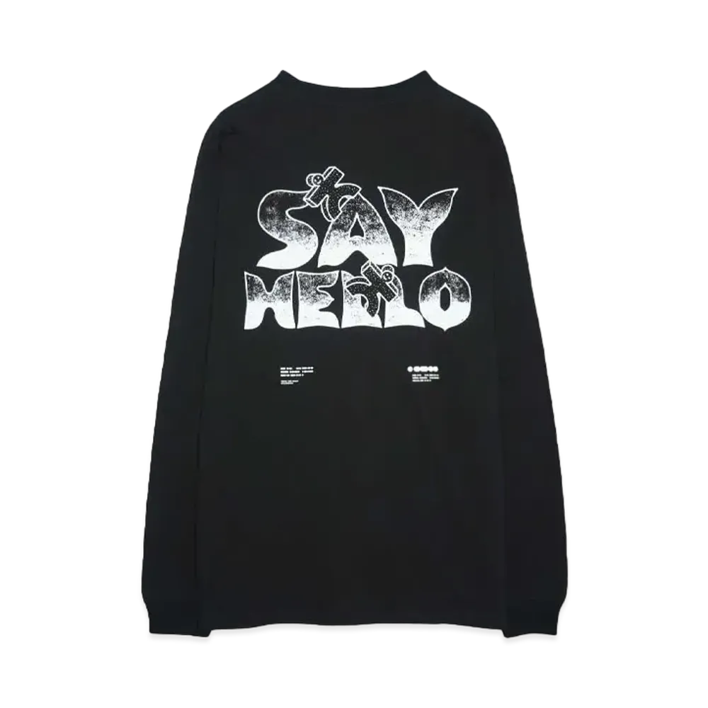 SAYHELLO RIMO L/S Tee "BLACK"