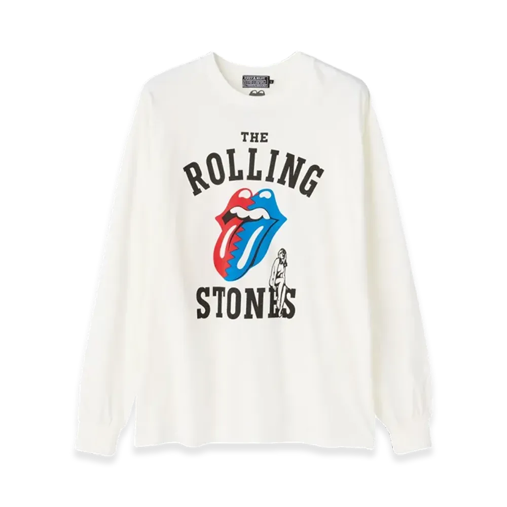 HYSTERIC GLAMOUR x The Rolling Stones Hysteric & Steel Wheels T-Shirt "White"