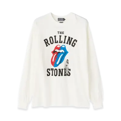 HYSTERIC GLAMOUR x The Rolling Stones Hysteric & Steel Wheels T-Shirt "White"