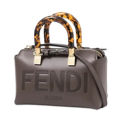 FENDI 2Way Handbag/Shoulder Bag/By The Way Mini "Darkcoffee"