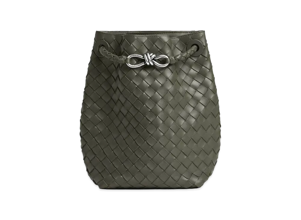 Bottega Veneta Small Andiamo Bucket "Pickle"