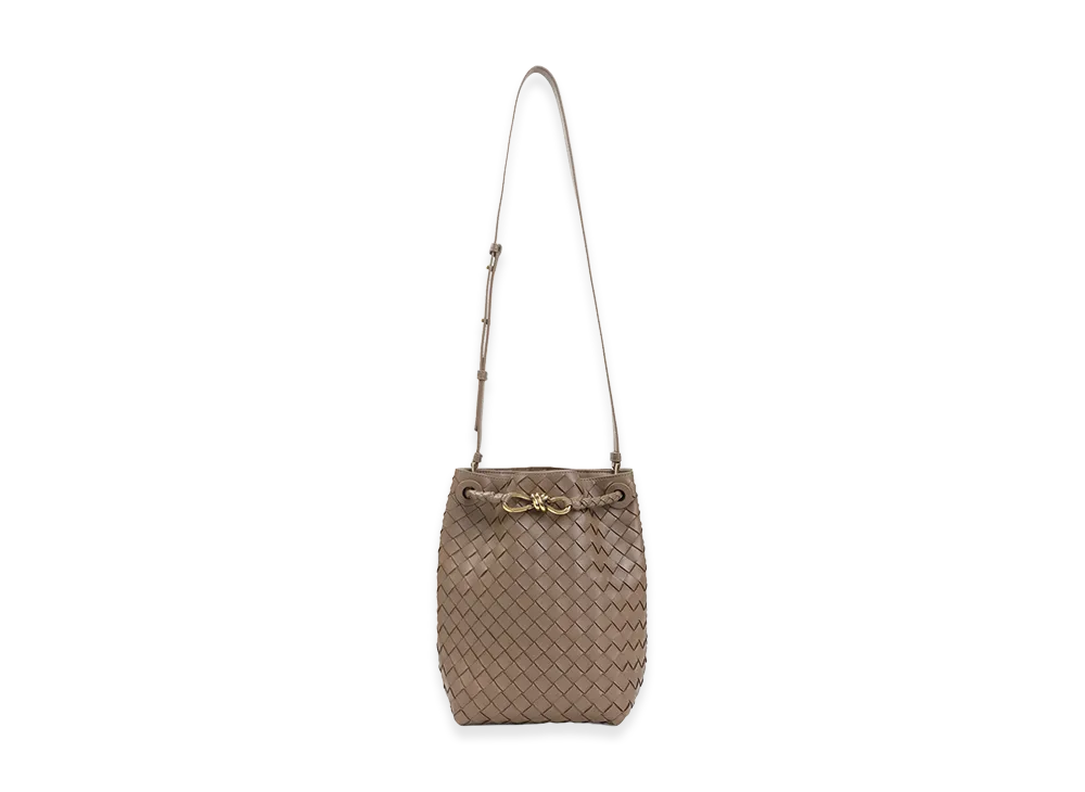 Bottega Veneta Women's Andiamo Bucket Bag "Beige"