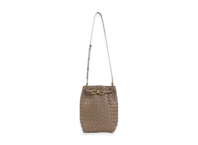 Bottega Veneta Women's Andiamo Bucket Bag "Beige"