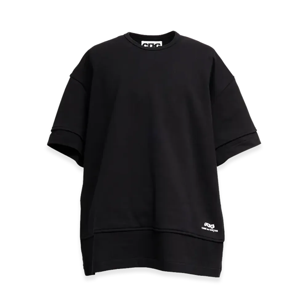 COMME des GARCONS CDG Oversized Docking T-Shirt "Black/Black"