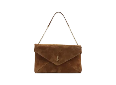 Saint Laurent Women's 'Cassandre' Xxl Clutch "Brown"