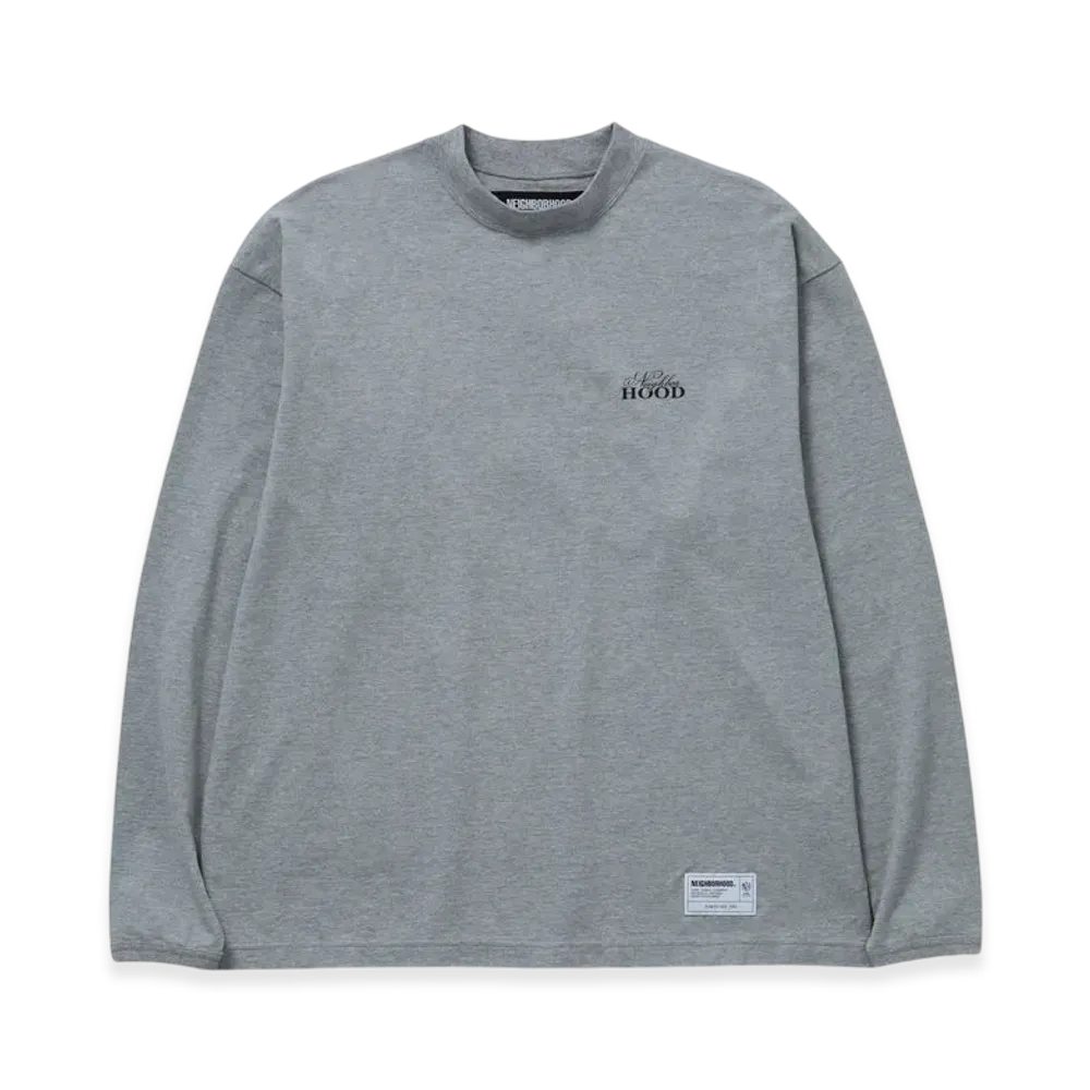 NEIGHBORHOOD Classic Mocneck LS "Gray"