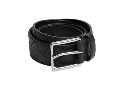Bottega Veneta Intrecciato Belt "Black"