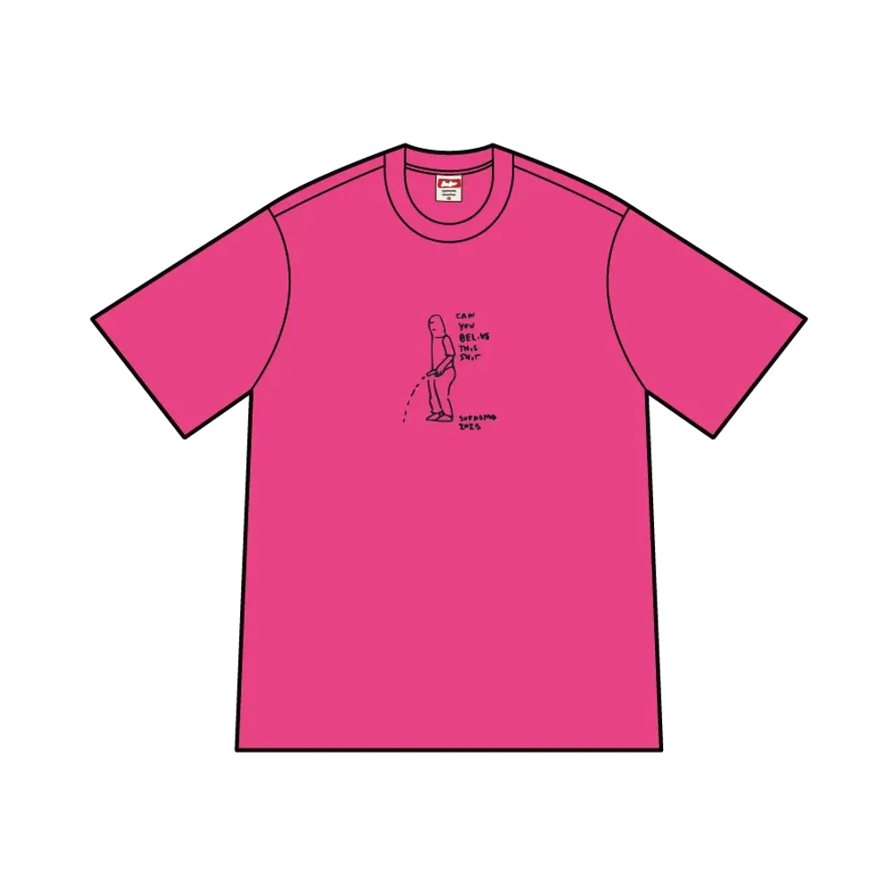 Supreme Piss Tee "Fucsia"