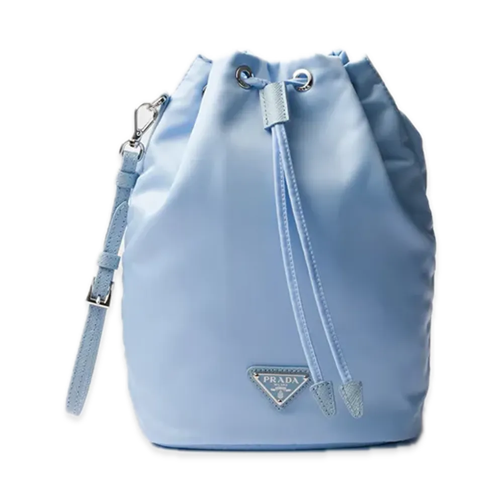 PRADA Re-Nylon Pouch "Light blue"