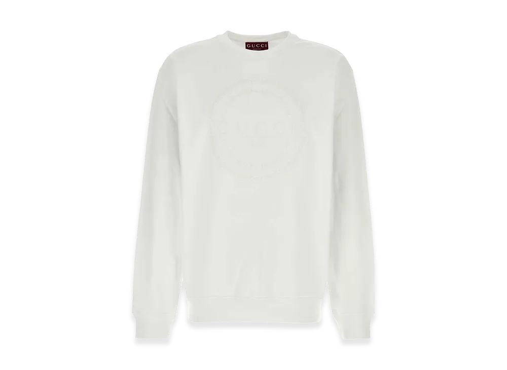 GUCCI Cotton Sweatshirt "White"