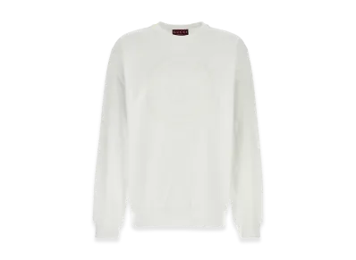 GUCCI Cotton Sweatshirt "White"