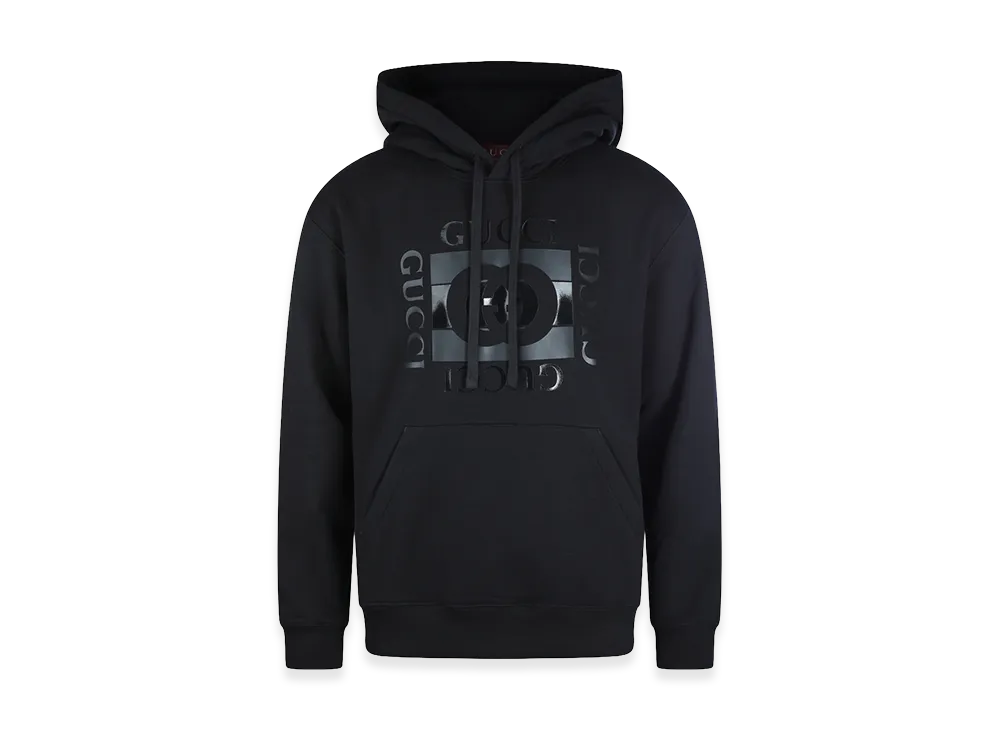 GUCCI 'Gucci Incrocio GG' Hoodie "Black"