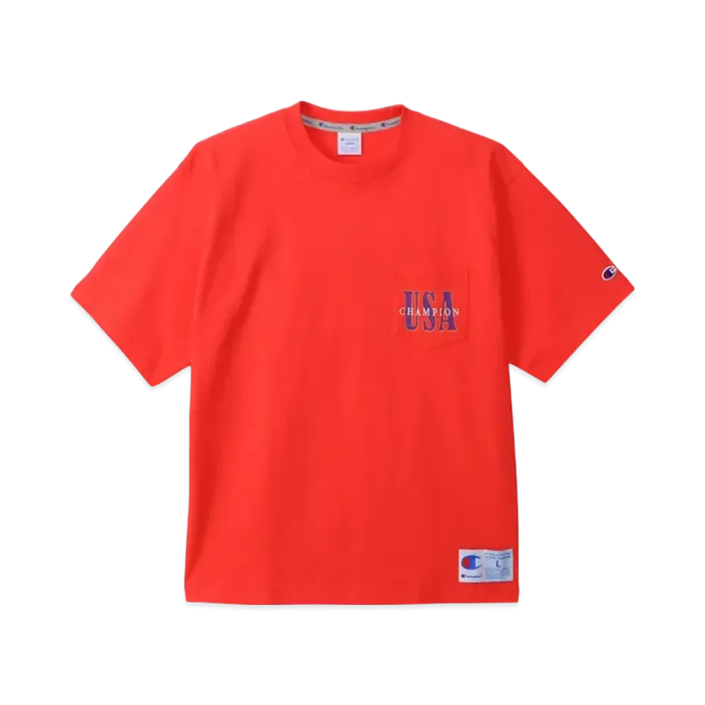 Champion Short Sleeve T-Shirt 25SS "Deep Pink"