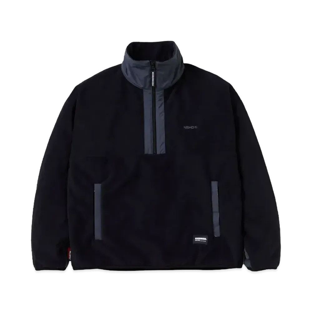 NEIGHBORHOOD Fleece Half Zip Pullover LS "Black"