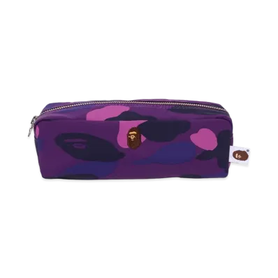 A BATHING APE Color Camo Flight Pouch "Purple"