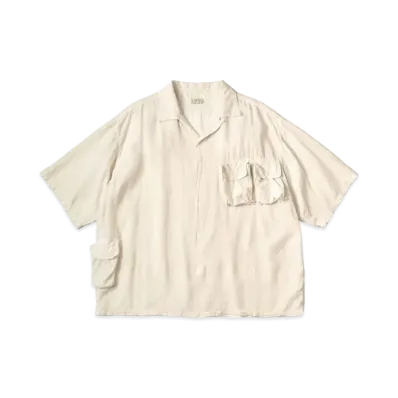 KAPITAL Soft Cross Linen Hunting Namu Aloha "Kinari"