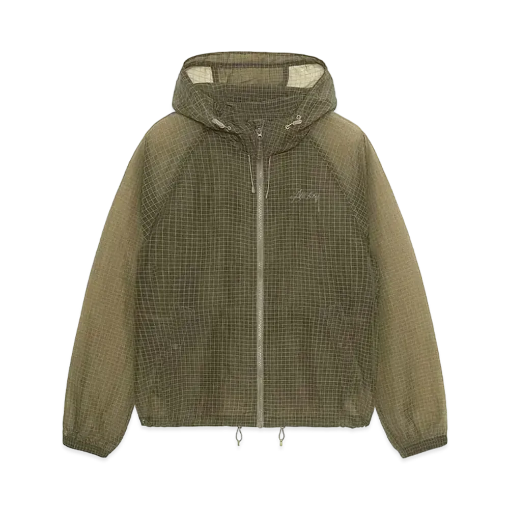 Stussy Beach Shell Transprint Ripstop "Olive" (FA24)